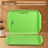 ZISIZ Commercial Double-Handled Plastic Serving Tray