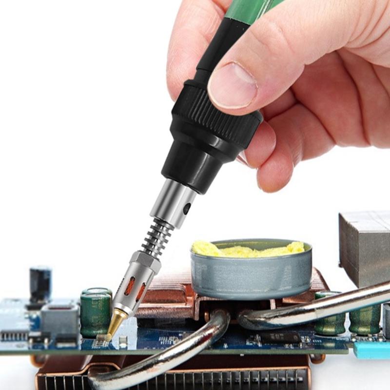 Efficient Gas Soldering Iron Set Gas Soldering Iron  for Quick and Easy Repairs for DIY Enthusiasts and Professionals