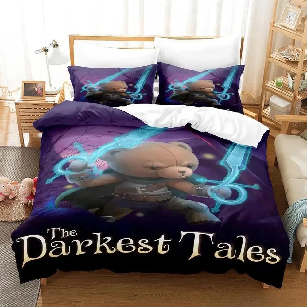 

Comforter The Darkest Tales Bedding Set Single Twin Full Queen King Size Bed Set Adult Kid Bedroom S 3D Game Bed Comforter (quilt)-EU Single(135*200cm)3pcs