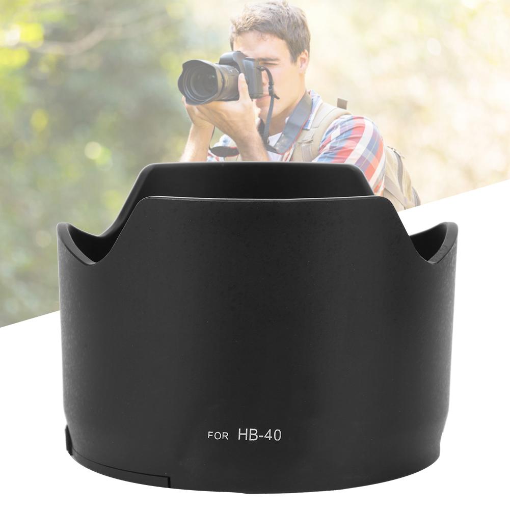 HB40 Plastic Black Camera Mount Lens Hood for AFS 2470mm F 2.8G ED Camera Lens