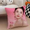 New Fashion Chinese Star ZZhang Jingyi Cushion Cover Throw Pillow Cover Hidden Button Durable Polyester Chair Cushion