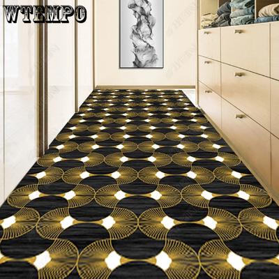 Klassische europäische Lobby, langer Flur, Treppe, luxuriöser Teppich, Flur, Eingang, Heimdekoration, Korridor, Gang, Läufer, anpassbar