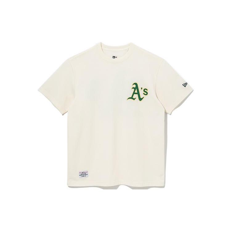 New Era T Shirt Trendy Versatile Men's Ecru 13086596