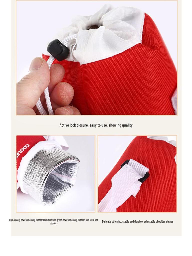 Oxford Cloth Insulated Ice Bag & Hot Water Bottle Sleeve - Custom Logo, Ideal for Outdoor Picnics & Travel