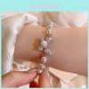Butterfly Pearl Bracelet With Rhinestone Embellishments For Women Gift