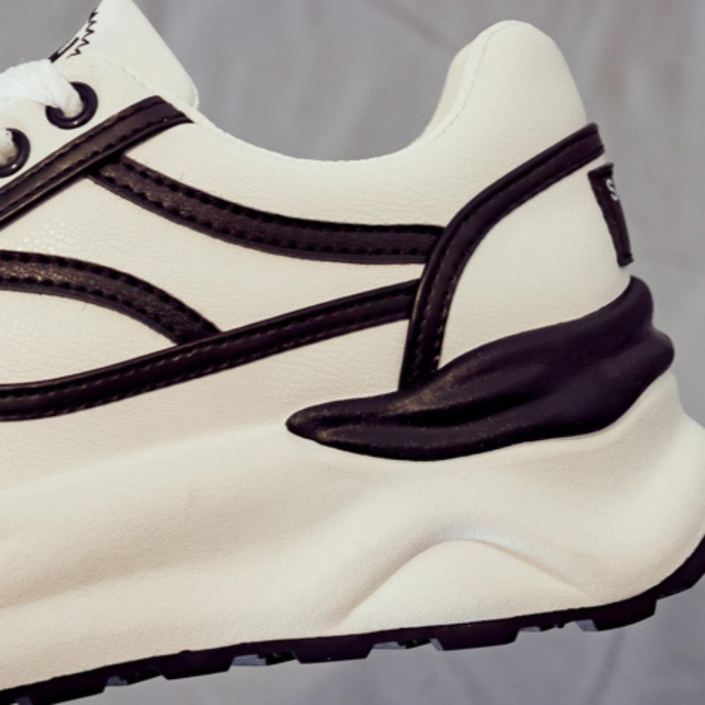 Versatile Little White Shoes Women's Sports and Leisure Dad Shoes Platform Shoes