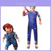 Kinder Gesundheit Stoff Chucky Cosplay Jumpsuit Für Halloween Und Partys