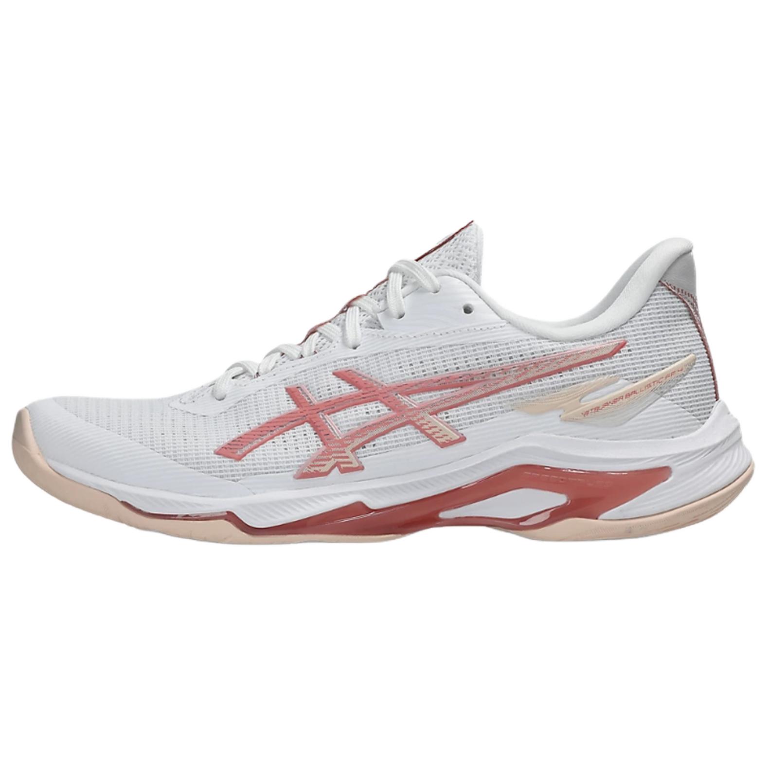 

Asics Netburner Ballistic FF 4 Comfortable Durable Lightweight Volleyball Shoes Women Shoes White Pink 1052A083-103 41.5