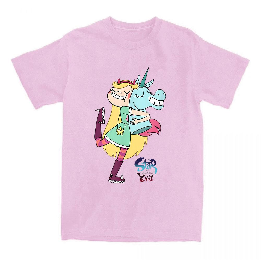 Comedy Star Vs. The Forces of Evil T-shirt Summer O-neck Unisex Streetwear Short Sleeve Casual Female Tshirts Women Shirt