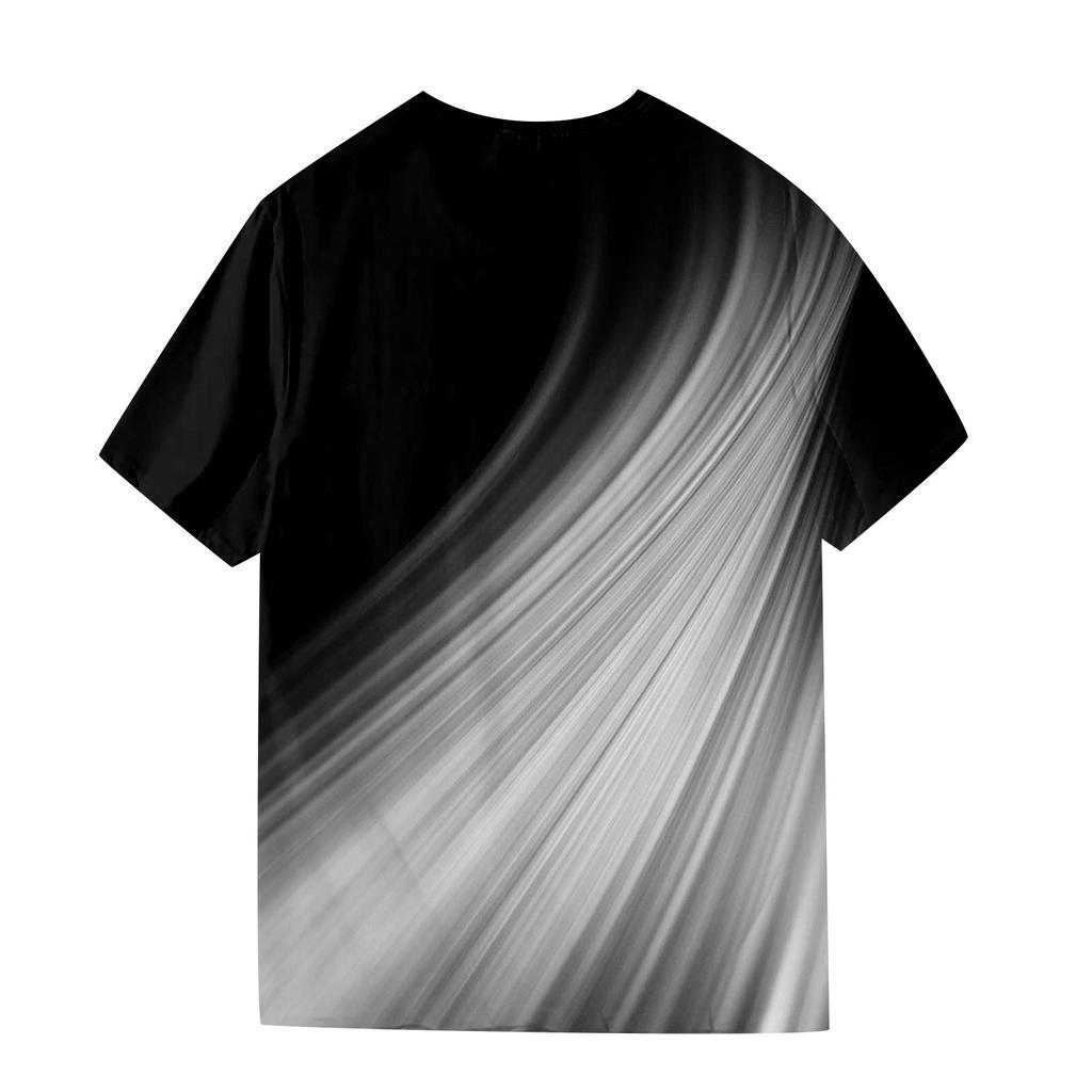 Herren T-Shirt Kurzarm Bedruckt Sommer Rundhals Oberteil Trend Lässiges Sweatshirt Übergröße Locker T-Shirts