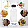 Juicing Bottles Reusable Glass 12X Glass Ginger Containers With Lids 2 Oz/60 Ml Small Clear Take Out Containers Ginger Shots