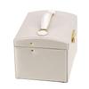 Three Layer Jewelry Storage Organizer Box PU Earring Necklace Display Case Cabinet White?
