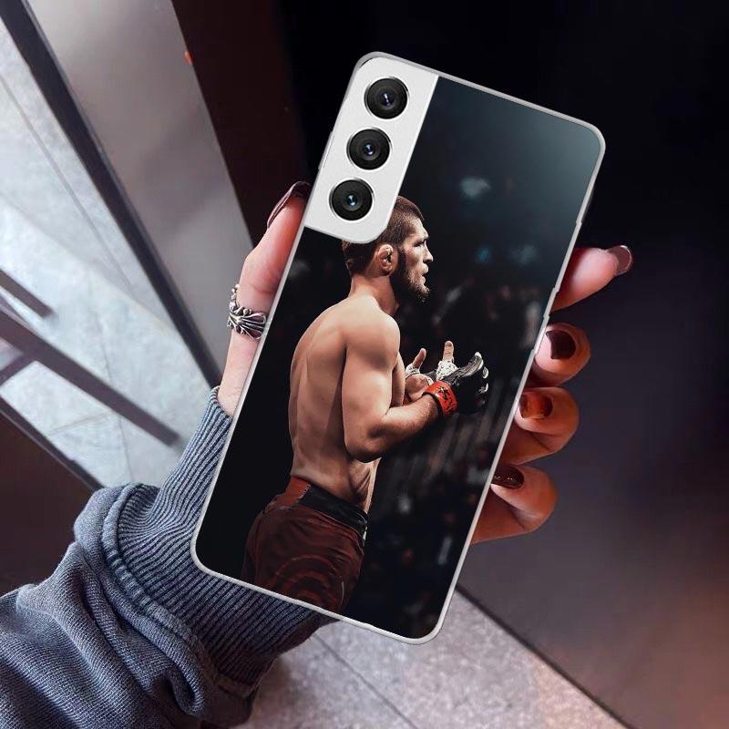 

Khabib Nurmagomedov Phone Case For Samsung Galaxy S26 S25 Edge S24 S23 Ultra S22 Plus S21 S20 FE Soft TPU Back Cover Funda Galax Samsung S22 Ultra