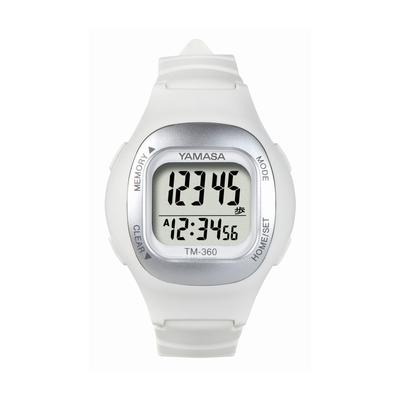 Yamasa Watch Instrument Watch Pedometer White (WATCH MANPO) [Wristwatch-type Pedometer] TM-360W