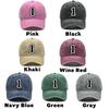 Unisex Baseball Cap Digit 0 To 9 Print Man Caps Washed Cotton Adjustable Buckle Snapback Hat Ideal Choice For Outdoor Sports
