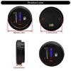 Automotive Fuel Level Meter Gauge LED Display Waterproof Panel Suitable for 12V Car Motorcycle Systems