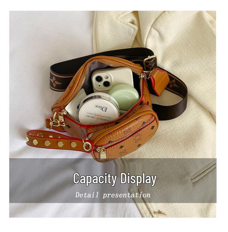 Trendy Retro Floral Crossbody Shoulder Bag for Women