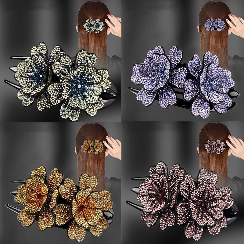 Hair Accessories Duckbill Clip Three-Jaw Clamps Fashion Big Hair Claws Elegant