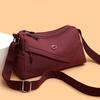 Lightweight Large Capacity Women's Crossbody Bag Lightweight Water-Repellent Nylon Shoulder Bag