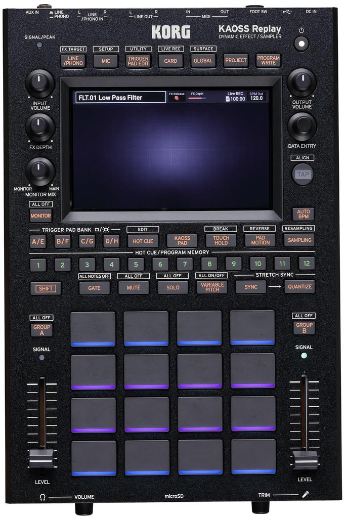 KORG KAOSS Replay DJ DJ Performance Tool Effects/Sampler All-in-One