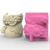 Owl Mom Dad Gypsum Flower Pot Silicone Mold Epoxy Resin Casting Mold Succulent Vase Cement Clay Mold Pen Holder Mold