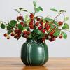 Luxury Artificial Raspberry Branch Faux Red Raspberry Fake Plants Mulberry Fruit Plants  Gift