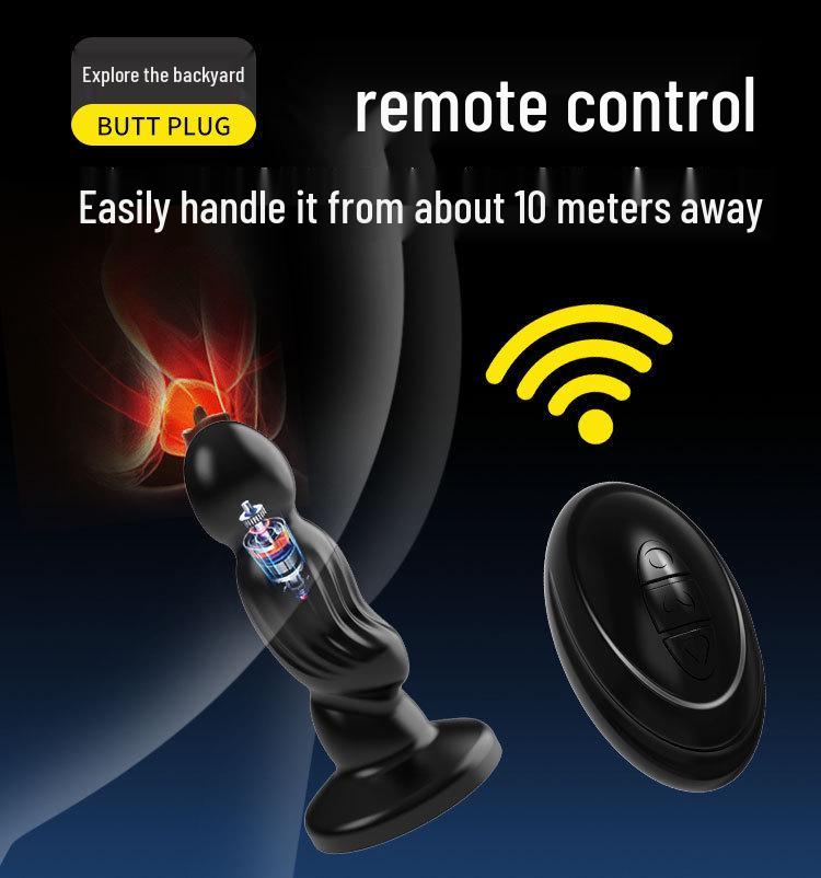 Vibrating Unisex Anal Plug for Prostate Stimulation