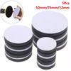5Pcs 2/3/5 Inch Soft Density Sponge Sanding Pads Interface Pad Polishing Cushion Buffer Backing Pad For Power Tools Accessories