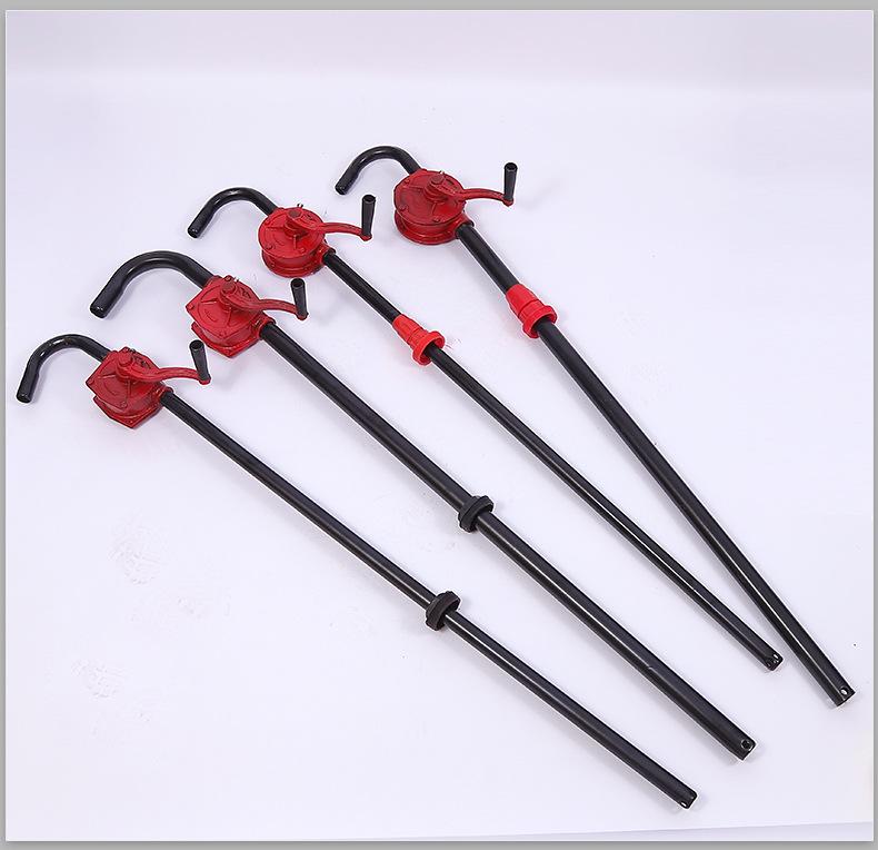 Multi-Purpose Cast Iron Manual Oil Pump - Hand-Operated Drum-Mounted Extractor