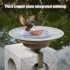 Water Sanitizer for Backyard Bird Baths Bath Copper Disc, Purifier Pure 3 Point Maintenance Tool Support, 4 Inch Purification Disc Outdoor Garden