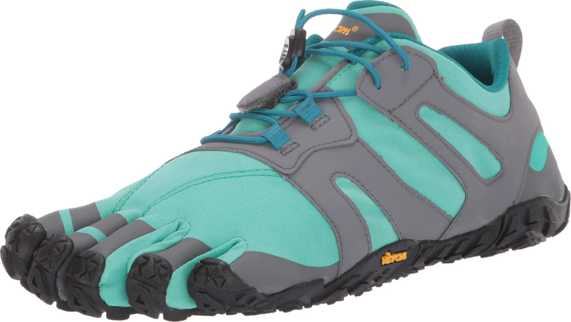 

Обувь Vibram FiveFingers для трейлраннинга босиком с пятью пальцами V-Trail 2.0 [19W7603 SS20] Женские кроссовки, обувь, Синий/Зеленый