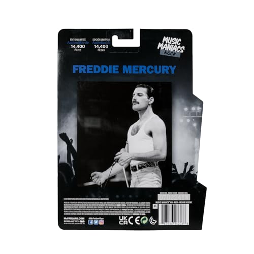 McFarlane Toys - Music Maniac Rock Freddie Mercury 6-inch Action Figure
