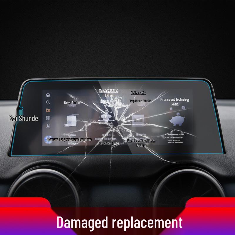 22 Dongfeng Fengguang Ix7/ix5 Navigation Screen and Console Tempered Glass Protector