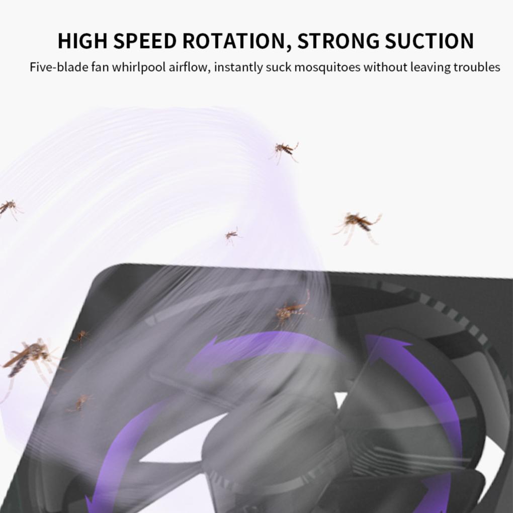 Insect Trap Lamp Electric Bug Repeller USB LED Pest Removal Light for Home Indoor
