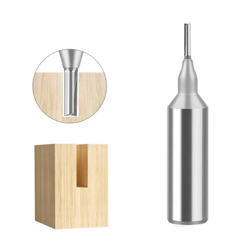 High Performances Straight Router Bit Milling Cutter Tool 1/2Inch Shank For Smooth Wood Trimming On Plywood Solid Wood