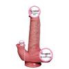 Dual Tongue Electric Heated Vibrating Silicone Masturbator 