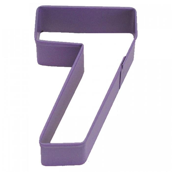 Anniversary House Number 7 Poly-Resin Coated Cookie Cutter
