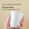 ZISIZ 8oz Extra Thick Pure White Disposable Paper Cups