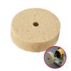 3 Inches Wool Felt Polishing Wheel 3\'\' Beige Buffing Pad Grinding Wheel