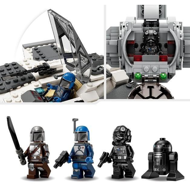 LEGO Star Wars 75348 Мандалорианский истребитель "Клык" против TIE-перехватчика