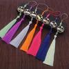 Colorful Clouds Chasing the Moon Tassel Pendant for Hanfu Qipao - 12CM Fan Lantern Jade Lapel Accessory