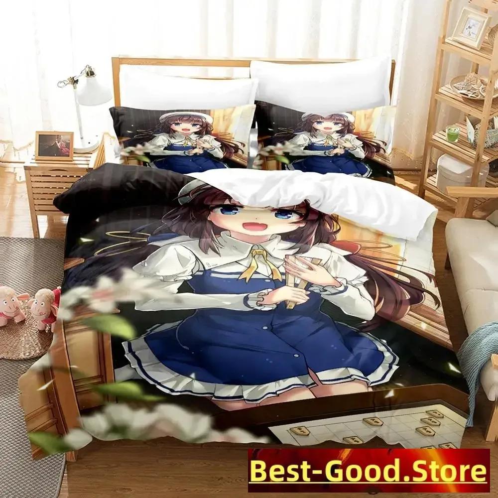 The Ryuo'S Work Is Never Done! Bedding Set Single Twin Full Queen King Size Bed Set Adult Kid Bedroom Duvetcover Sets Anime