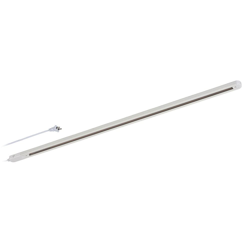 Ohm Electric ORL-X100AW 06-5013 1m White Lighting Duct Rail with Outlet