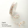 1.5cm Christmas Ribbon for Gift Boxes, Cake Decorations, Flowers, Bows, and DIY Projects
