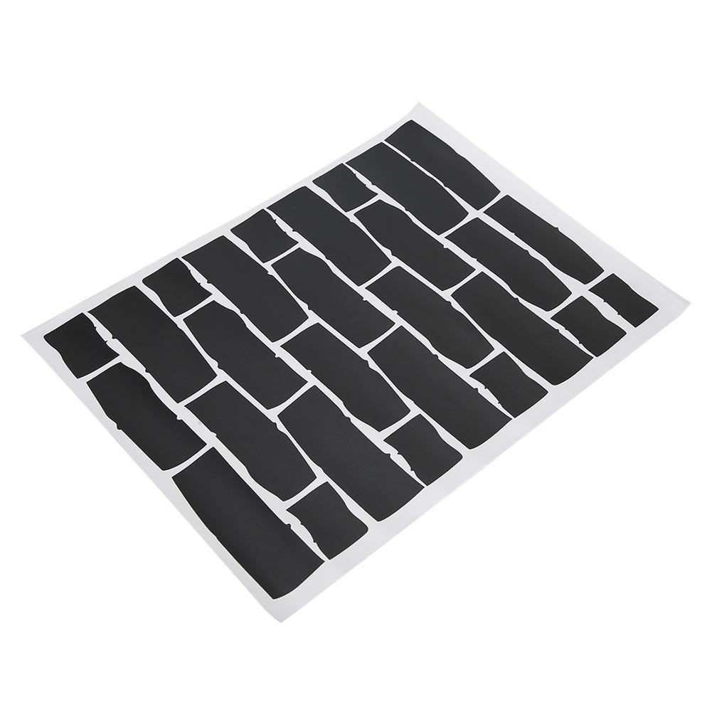 4Pcs Innovative Brick Pattern PVC Wall Sticker Home Decoration for Bedroom Living Room Use