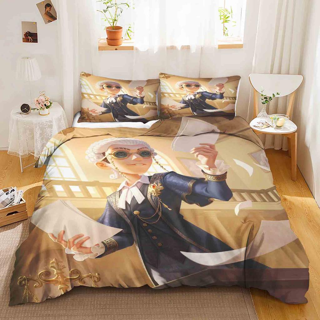 Game: Identity V Polyester Duvet Cover Set Bedding Queen Size Sets Cotton Cute Printed Cartoon Quilt Cover Suitable For Children
