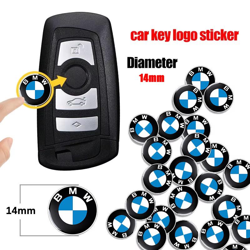 5 stk 11/14 mm Bil Fjernnøkkel Klistremerker Merke Emblem Biltilbehør For BMW Performance X3 X1 X2 X4 X5 X6 E30 E34 E53 E61 E62 E93 G20