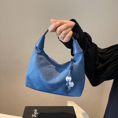 Foreign Style Versatile Single Shoulder Messenger Bag Fashionable Portable Dumpling Bag High Sense Super Fire Niche Bag Women