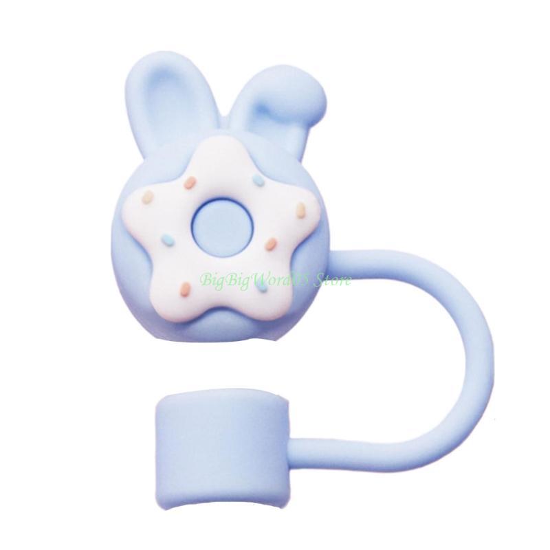 24TE Dustproof Silicone Straw Tip Cover Colorful Straw Protectors Multifunctional Silicone Straw Tip For Everyday Use