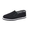 Tire sole cloth shoes men's and women's shoes non-slip, wear-resistant, breathable and deodorant driving leisure work lasagna labor insurance black c
